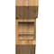Ekena Millwork Balboa Slat Rough Sawn Bracket w/ Offset Brace, Western Red Cedar, 8"W x 20"D x 20"H BKT0806X20X20BOA06RWR - alternate 4